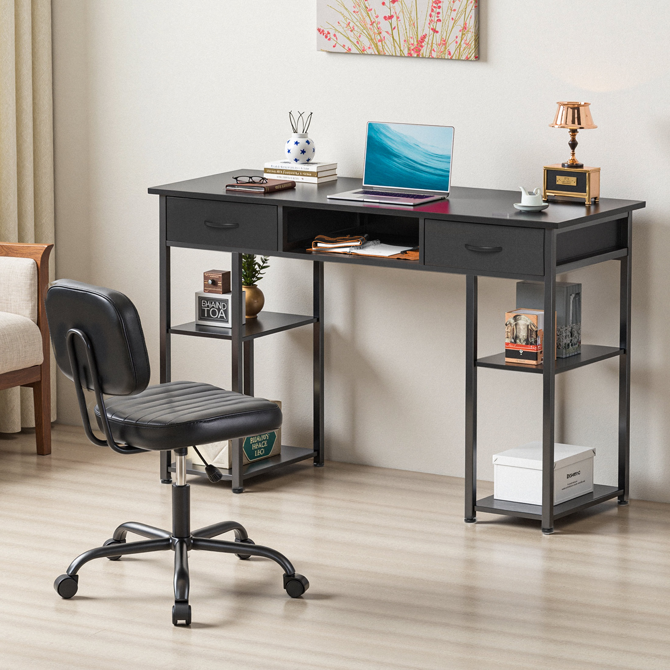 Smugdesk.com Home Office Furniture Set, 48" Computer Desk And ...